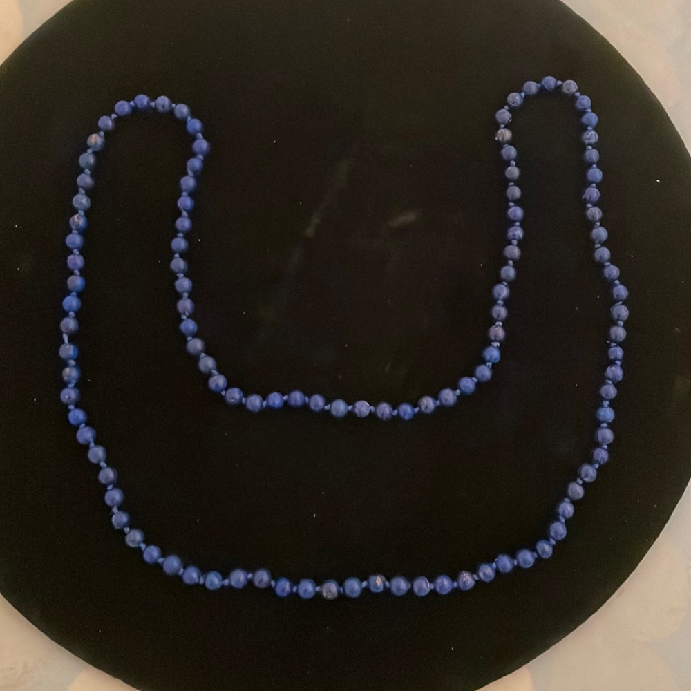 Vintage 1960s Lapis necklace